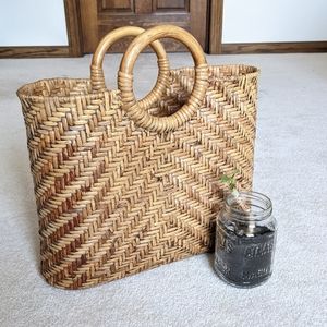 Vintage Rattan handbag